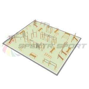 Купить Парковая площадка для Воркаут и WRK 6_76mm в Бабаеве 