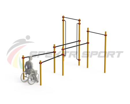 Купить Спортивный комплекс для инвалидов-колясочников WRK-D19_76mm в Бабаеве 