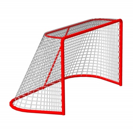 Купить Сетка хоккейная на ворота 1,22мх1,83мх0,5мх1,15м, нить 2,2 мм, безузловая в Бабаеве 