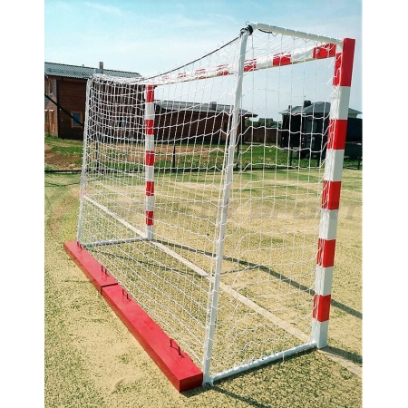 Купить Ворота мини-футбольные без сетки 2х3х1 м. (добровольный серт.) с накидным противовесом 25 кг в Бабаеве 