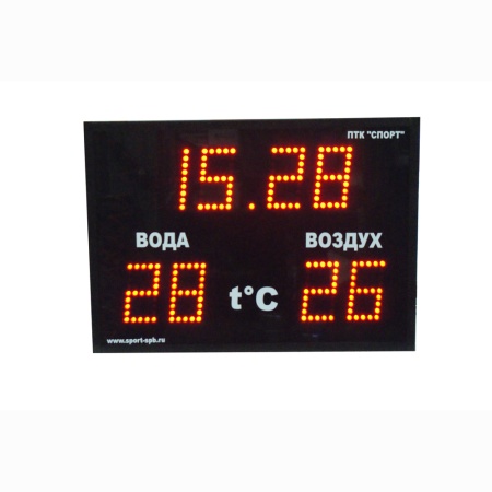 Купить Часы-термометр СТ1.16-2t для бассейна в Бабаеве 
