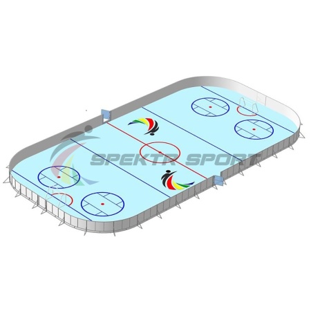 Купить Хоккейная коробка, борта фанера 12 мм, 30×15 в Бабаеве 